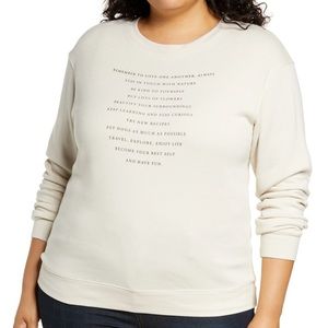 Treasure & Bond Love One Another Sweatshirt 3X